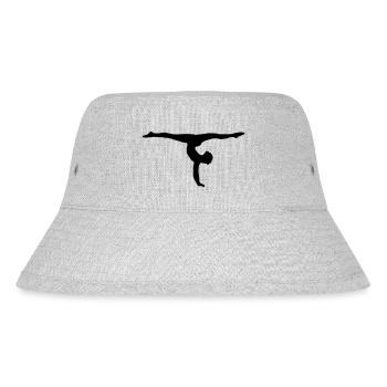 turnerin handstand bodenturnen kunstturnen - Stanley/Stella recycelter Bucket Hat - Grau meliert - Vorne