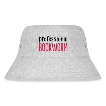 Bookworm - Stanley/Stella Recycled Bucket Hat - heather grey - Front