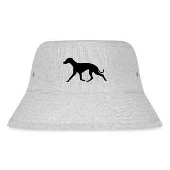whippet2_cb - Stanley/Stella recycelter Bucket Hat - Grau meliert - Vorne