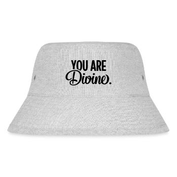 You Are Divine. - Stanley/Stella Recycled Bucket Hat - heather grey - Front