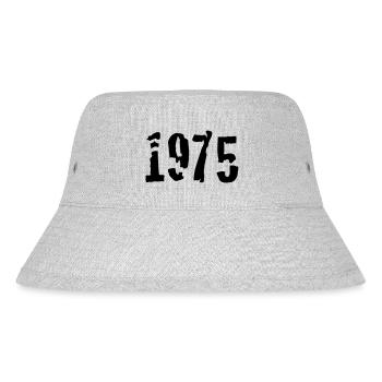 1975 - Stanley/Stella recycelter Bucket Hat - Grau meliert - Vorne