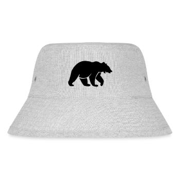 baer_01 - Stanley/Stella recycelter Bucket Hat - Grau meliert - Vorne