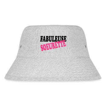 FABULOUS SISTER - Stanley/Stella Recycled Bucket Hat - heather grey - Front