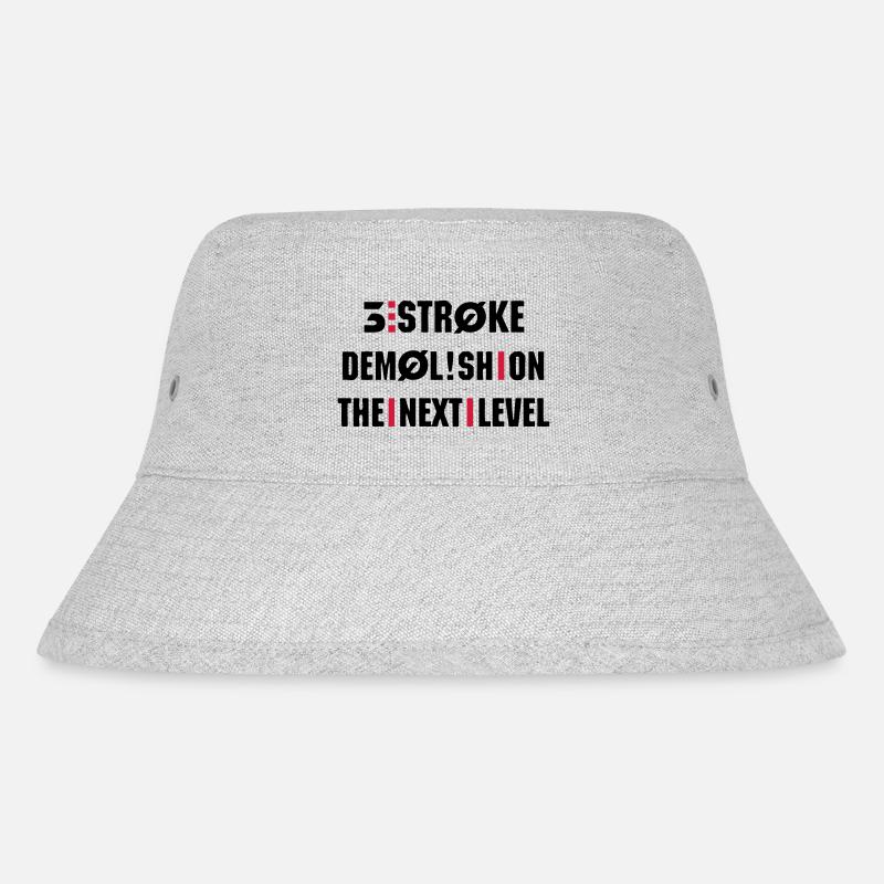 Next Level - Stanley/Stella recycelter Bucket Hat - Grau meliert