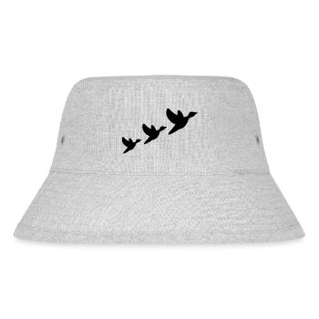 ducks - Stanley/Stella Recycled Bucket Hat - heather grey - Front
