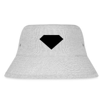 Diamant - Stanley/Stella recycelter Bucket Hat - Grau meliert - Vorne