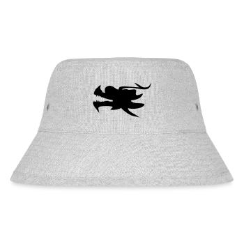 Drachenboot Drachenkopf Kanu 1c - Stanley/Stella recycelter Bucket Hat - Grau meliert - Vorne