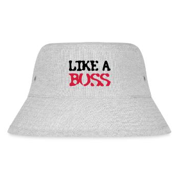 Like a Boss - Stanley/Stella Recycled Bucket Hat - heather grey - Front