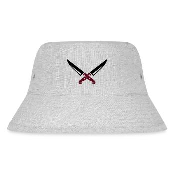 messer 01 - Stanley/Stella recycelter Bucket Hat - Grau meliert - Vorne