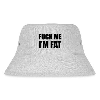 Fuck Me - Stanley/Stella recycelter Bucket Hat - Grau meliert - Vorne