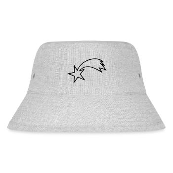 Sternschnuppe - Stanley/Stella recycelter Bucket Hat - Grau meliert - Vorne