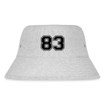 83_number_83_(s31) - Stanley/Stella Recycled Bucket Hat - heather grey - Front