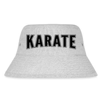 Karate - Stanley/Stella recycelter Bucket Hat - Grau meliert - Vorne