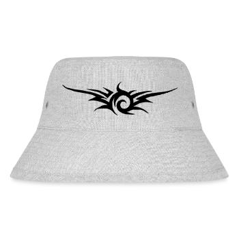 tribal tattoo - Stanley/Stella recycelter Bucket Hat - Grau meliert - Vorne