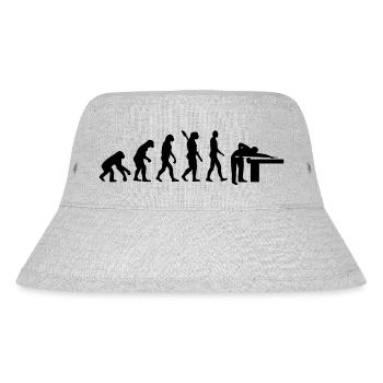 Billard - Stanley/Stella recycelter Bucket Hat - Grau meliert - Vorne