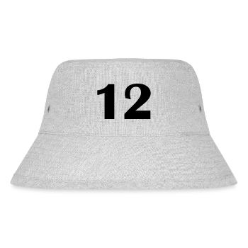 12 - Stanley/Stella recycelter Bucket Hat - Grau meliert - Vorne