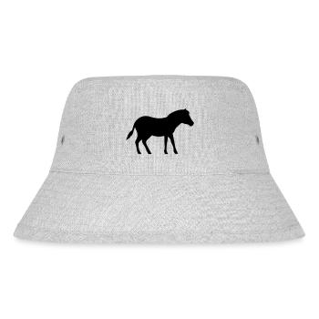Horse Pony - Stanley/Stella Recycled Bucket Hat - heather grey - Front