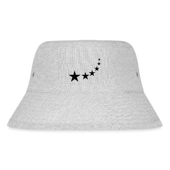 Sternschnuppe - Stanley/Stella recycelter Bucket Hat - Grau meliert - Vorne