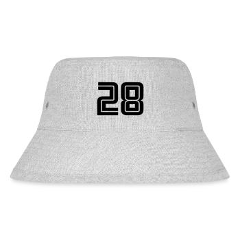 28 - Stanley/Stella Recycled Bucket Hat - heather grey - Front