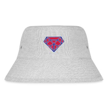 diamond - Stanley/Stella recycelter Bucket Hat - Grau meliert - Vorne