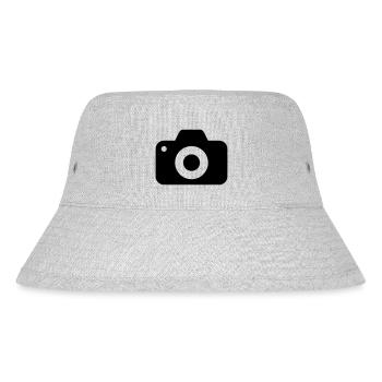 Kamera - Stanley/Stella recycelter Bucket Hat - Grau meliert - Vorne