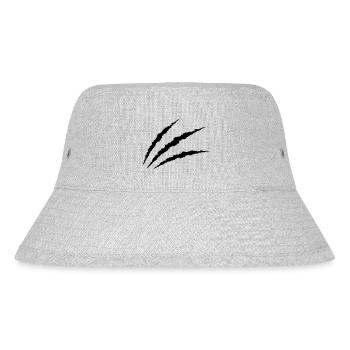 Krallen - Stanley/Stella recycelter Bucket Hat - Grau meliert - Vorne