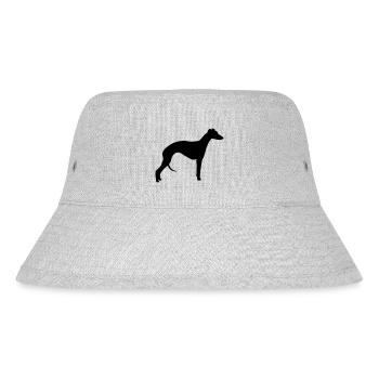 Whippet - Stanley/Stella recycelter Bucket Hat - Grau meliert - Vorne