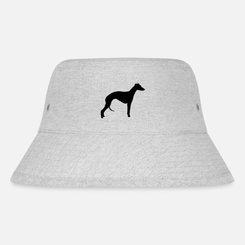Whippet - Stanley/Stella recycelter Bucket Hat - Grau meliert