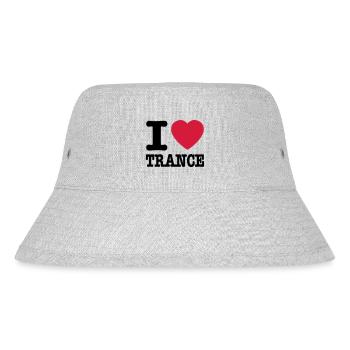 I love trance / I heart trance - Bob recyclé Stanley/Stella - gris chiné - Devant