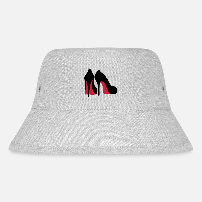 high heels - Stanley/Stella recycelter Bucket Hat - Grau meliert