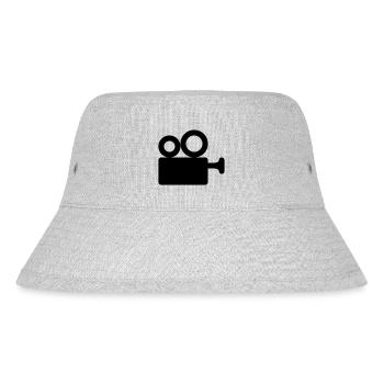 Kamera Kino - Stanley/Stella recycelter Bucket Hat - Grau meliert - Vorne