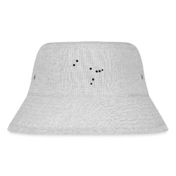 Sternbild Zwillinge - Stanley/Stella recycelter Bucket Hat - Grau meliert - Vorne