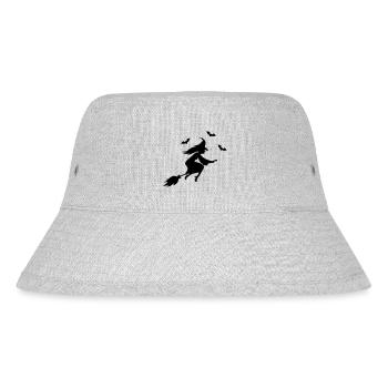 witch - Stanley/Stella Recycled Bucket Hat - heather grey - Front