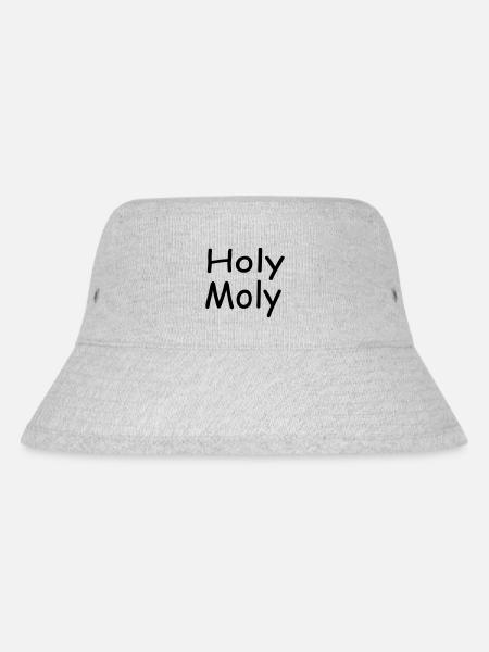 Holy Moly - Stanley/Stella recycelter Bucket Hat - Grau meliert