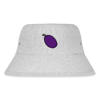 plum - Stanley/Stella Recycled Bucket Hat - heather grey - Front