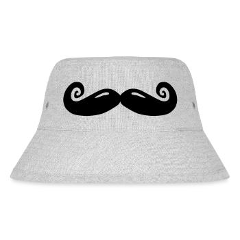 moustache - Bob recyclé Stanley/Stella - gris chiné - Devant