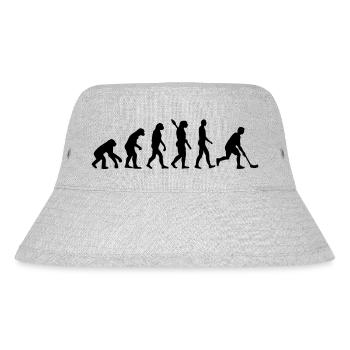 Floorball Evolution - Stanley/Stella Recycled Bucket Hat - heather grey - Front