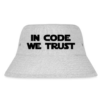 Computer / Geek / Programmierung / Game - Stanley/Stella recycelter Bucket Hat - Grau meliert - Vorne