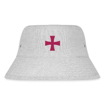 Knights Templar - Stanley/Stella Recycled Bucket Hat - heather grey - Front