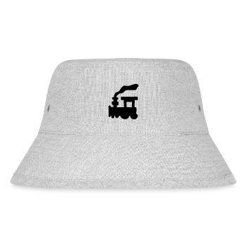 Small Train - Stanley/Stella recycelter Bucket Hat - Grau meliert - Vorne