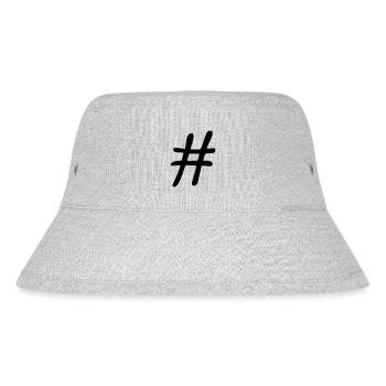 Conception de symbole Hashtag - Bob recyclé Stanley/Stella - gris chiné - Devant