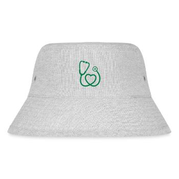 STETHOSCOPE DOCTOR HOSPITAL - Stanley/Stella Recycled Bucket Hat - heather grey - Front