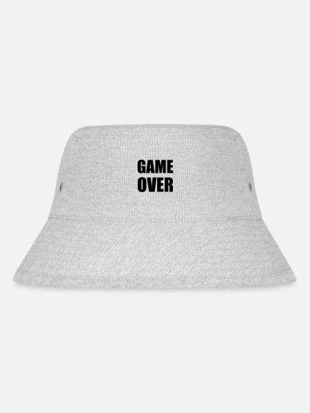 game over - Stanley/Stella Recycled Bucket Hat - heather grey