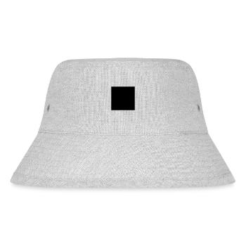 rechteck - quadrat - Stanley/Stella recycelter Bucket Hat - Grau meliert - Vorne