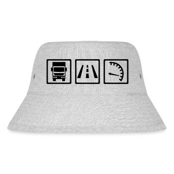 LKW - Stanley/Stella recycelter Bucket Hat - Grau meliert - Vorne