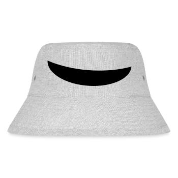 Just smile and grin - Stanley/Stella Recycled Bucket Hat - heather grey - Front