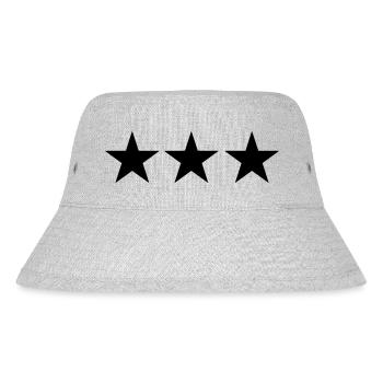 Stern Sternchen - Stanley/Stella recycelter Bucket Hat - Grau meliert - Vorne
