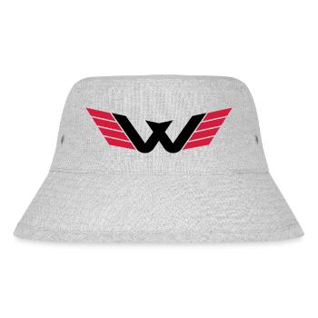 W Logo - Stanley/Stella Recycled Bucket Hat - heather grey - Front
