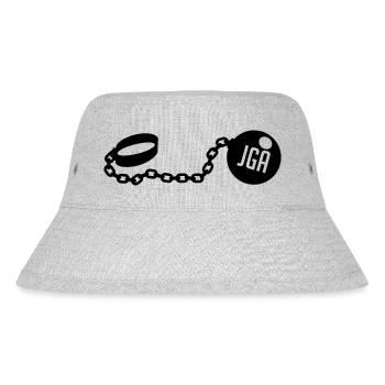 jga_kette_nu1 - Stanley/Stella recycelter Bucket Hat - Grau meliert - Vorne
