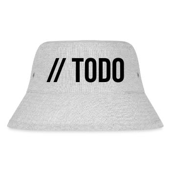 // TO DO - Stanley/Stella Recycled Bucket Hat - heather grey - Front